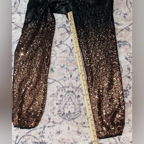 Johnny Was NWT Sequin Gold Jett Jogger Pants Size XS - Picture 6 of 12